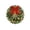 With Lights, Green, variant on Lighted Christmas Wreath, 15.75 Inch Pre-Lit Pine Wreath with Red Bow, Pinecones and Red Berries, Warm White LED Door Wreath for Front Door Porch Holiday Decor