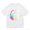 White, variant on Men's T-Shirt Baseball Ball Colorful Text Silhouettes Comfortable And Versatile Outdoor Casual Short Sleeve