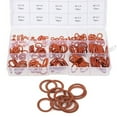 thumbnail image 7 of 225Pcs Red Silicone O Ring Assortment Kit For Extreme Temperature Resistance, 7 of 7