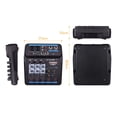 thumbnail image 4 of U4 Mezclador de audio portátil de 4 canales BT Consola mezcladora USB con tarjeta de sonido Enchufe Abanopi Consola de mezclado, 4 of 7