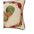 thumbnail image 3 of Harvest Rooster Needlepoint Accent Pillow, 3 of 4