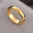 thumbnail image 3 of Anillo de ceremonia Sonducket de aleación moderno para adultos Oro Talla 6, 3 of 6