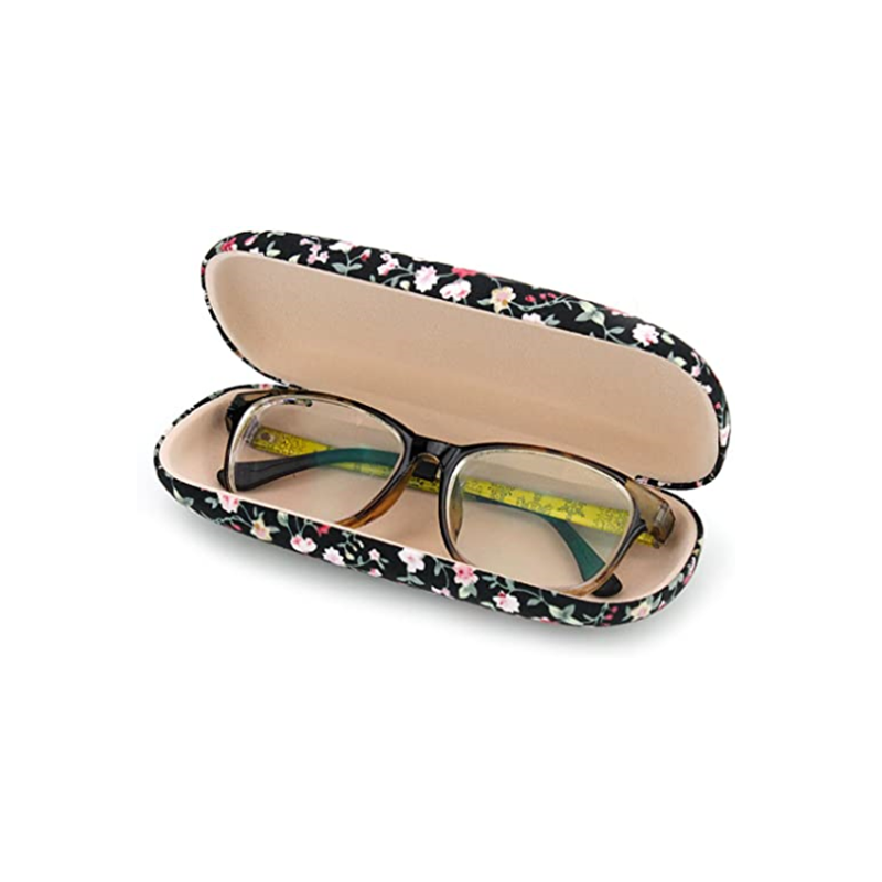 Étui Rigide EVA Pour Lunettes - Compartiments Réglables, Doublure Douce Anti-rayures, Portable 19x19x7 Cm