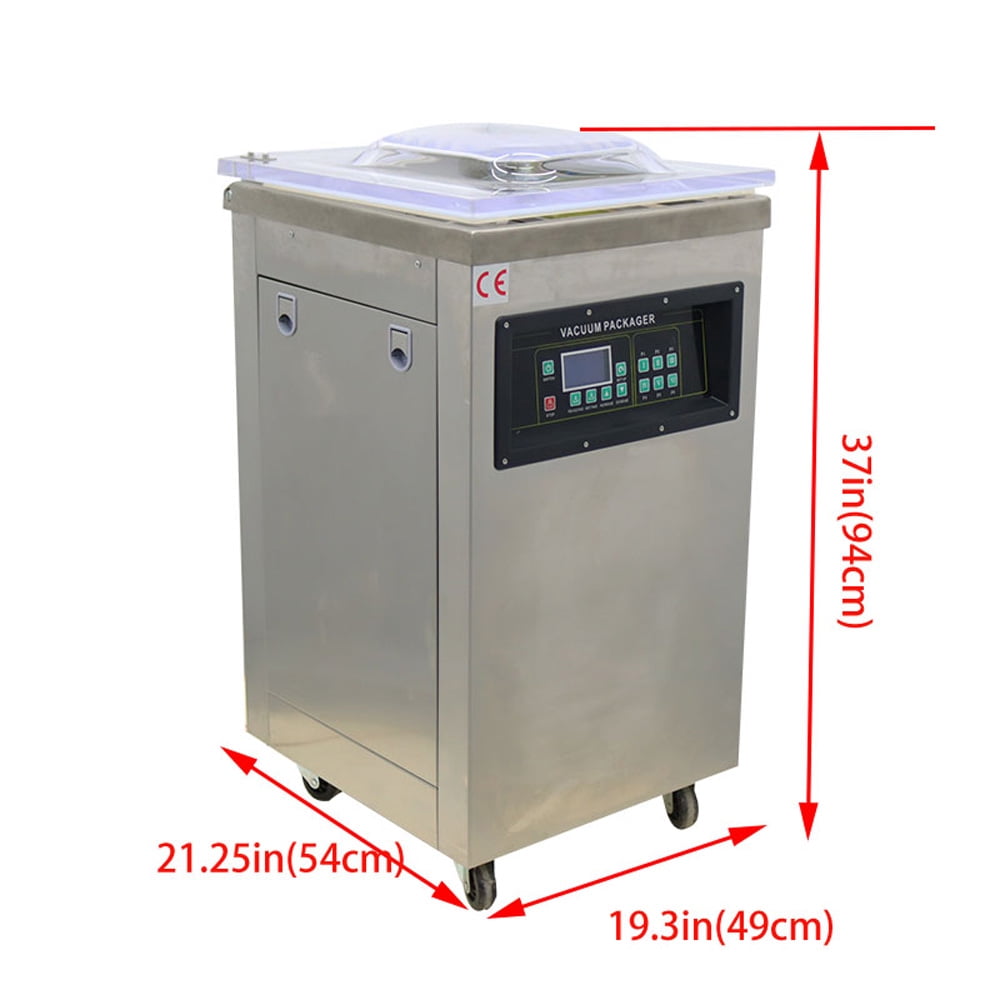 15.7 Inch Single Chamber Vacuum Packaging Sealing Machine Commercial Vacuum Sealer 110V for Food Fruit Vegetable Meat