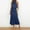 Dark blue, variant on Daolelai Women's Solid Color Casual Daily Dress Party Skirt