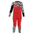 thumbnail image 1 of de buceo de neopreno para niños de 2,5 mm de de manga rojo shamjiam Traje de baño para niños de 5 mm, 1 of 9