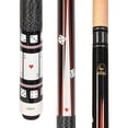 thumbnail image 2 of ASKA 58" Poker Four Aces Pool Cue and 1x1 Hard Case Combo Set – Canadian Maple, Cards & Dice Design, 2 of 6