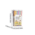 thumbnail image 2 of Cheapark Roller Pen Liquid Ink Marker Pen Art Writing Marking Use Back to School 12 24 48 Color Set Smooth Writing Stationery Tool, 2 of 6