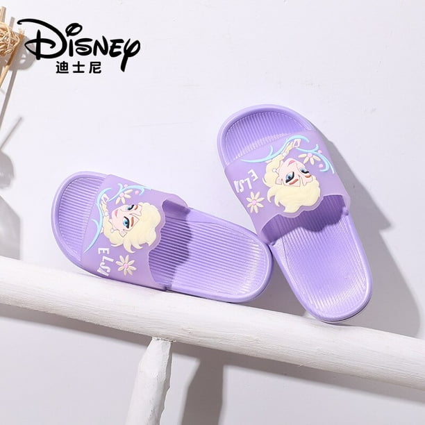 Zapatillas silenciosas de princesa Sofía de Disney para bebés, antideslizantes, para interiores y exteriores, para padres e hijos, zapatos grandes para niños, plantilla de verano de 24 16CM Gao Jinjia LED