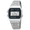 Silver/Black, variant on A158W-1 Men's Classic Silver Stainless Steel Water Resistant Digital Watch