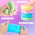 thumbnail image 3 of Joyfy 4 Pack Pastel Colored Squishy Toys, Sensory Fidget Stress Relief Toys, Squeeze Cubes for Kids Adults, Classroom Rewards, Party Favor Gifts, 3 of 8