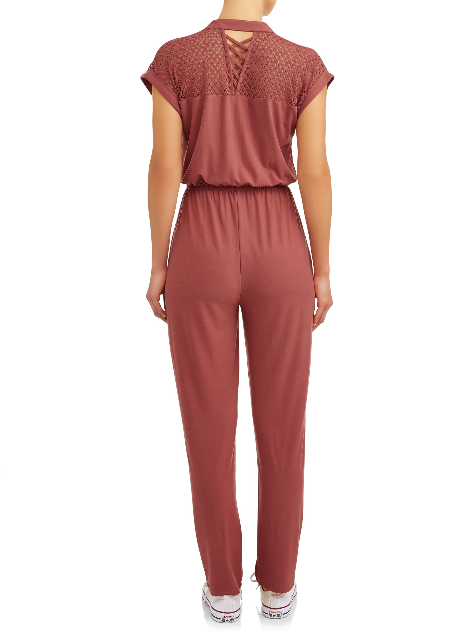 mandarin collar jumpsuit