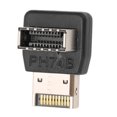 thumbnail image 1 of Usb Front Panel Adapter, Stable Connection USB3.1 TYPE E Adapter Computer Motherboard USB3.1 TYPEE Adapter 90 Degree Steering Elbow, 1 of 8