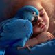 thumbnail image 1 of 5D DIY Con Taladro Cgtredaw Pájaros Azules Y Niñas 30x30cm, 1 of 9