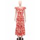 thumbnail image 3 of 2024 verano otoño manga corta elegante bohemio vestido largo mujer ropa casual fiesta trabajo noche oficina dama vestidos de línea a, 3 of 4