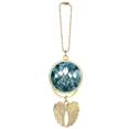 thumbnail image 1 of Flower  Hand Painted Tulip Car Keychain Angel Wing Pendant, 1 of 4