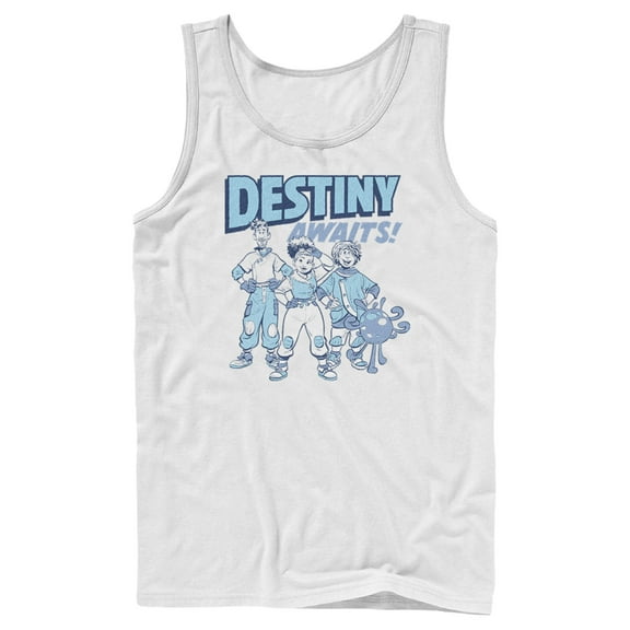 Men's Strange World Destiny Awaits Tank Top White 2X Large