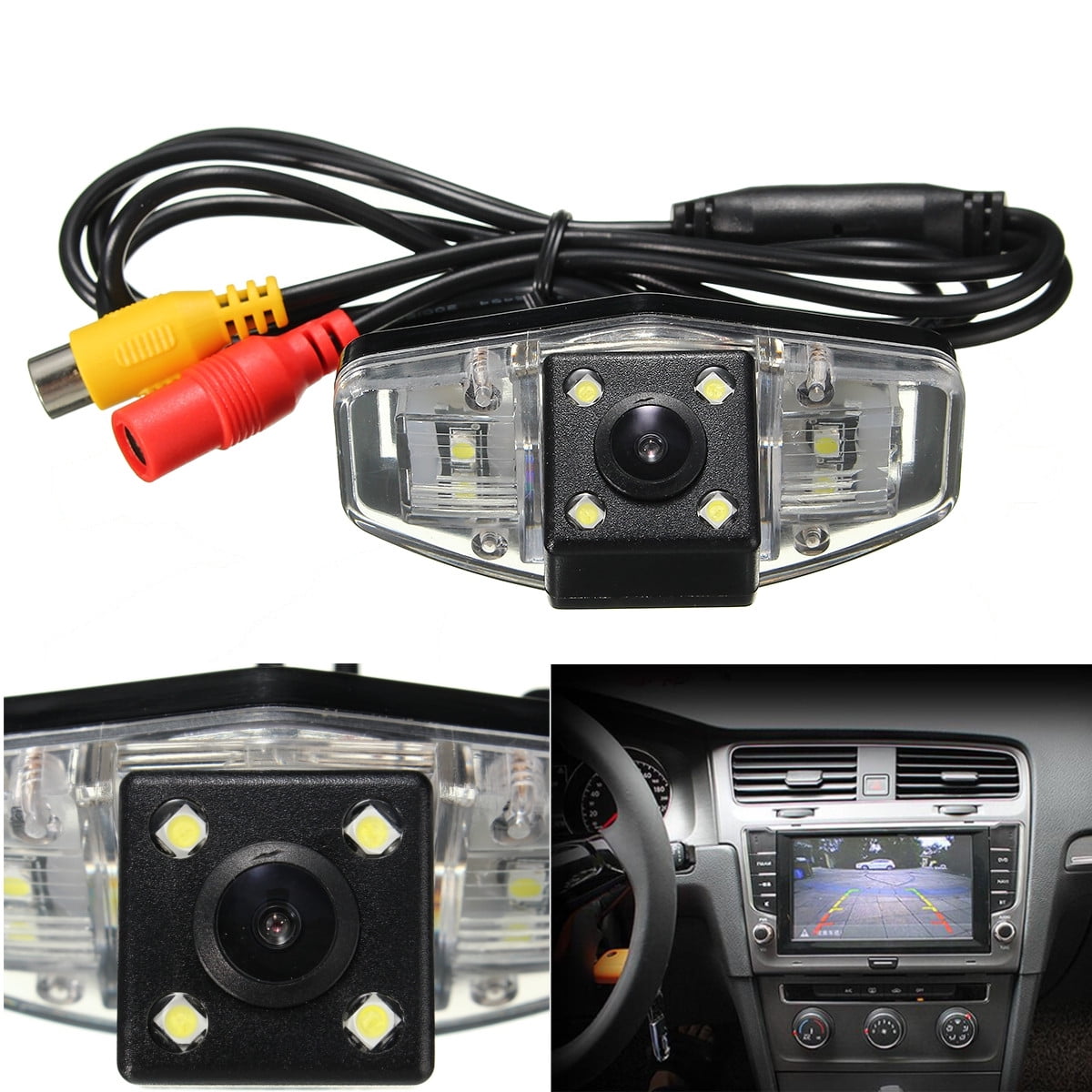 Honda CCD Reverse Camera with LEDs For Honda Accord Pilot Civic Acura 