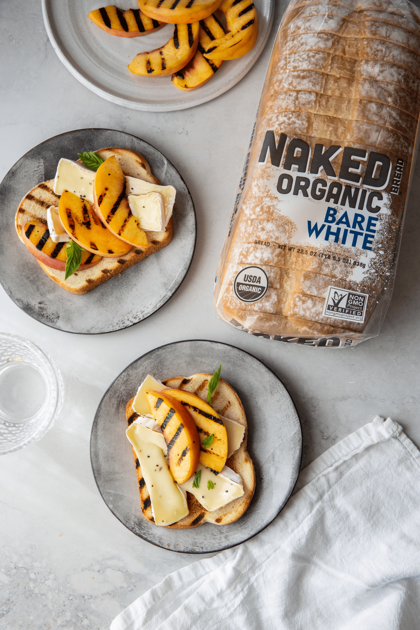 Naked Bread Sliced Organic Bare White Sandwich Loaf, 22.5 oz