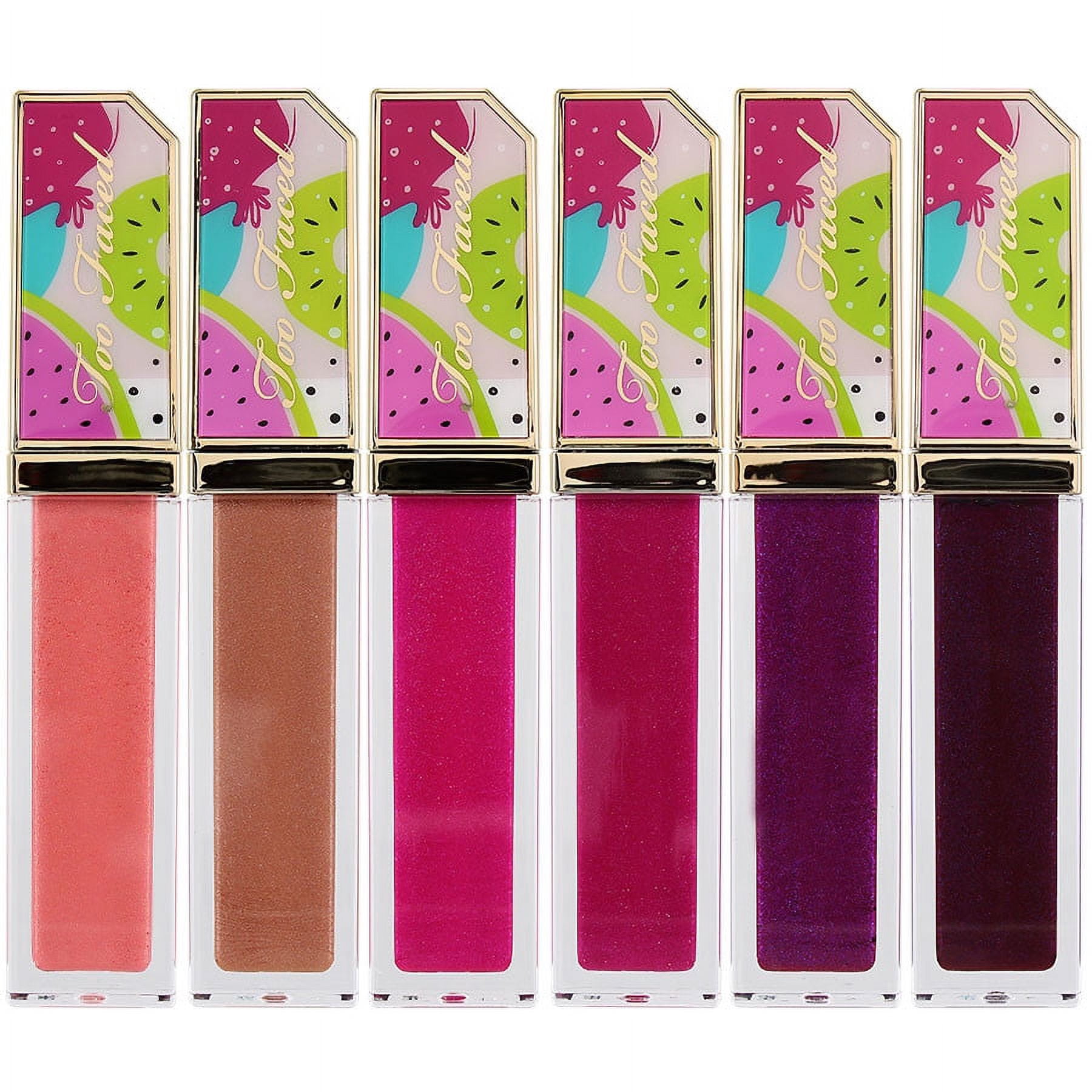 Too Faced TUTTI FRUITTI Juicy Fruits Comfort Lip Glaze, Fruit Punch  .24 fl oz