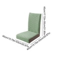 thumbnail image 5 of Dining Chair Covers, Stretch Chair Slipcovers, Mint Green, Polyester Blend Washable Chair Protectors, Elastic Fit Parsons Kitchen Chair Covers, Kitchen Hotel Banquet Wedding and Event Decor, 22 in, 5 of 5