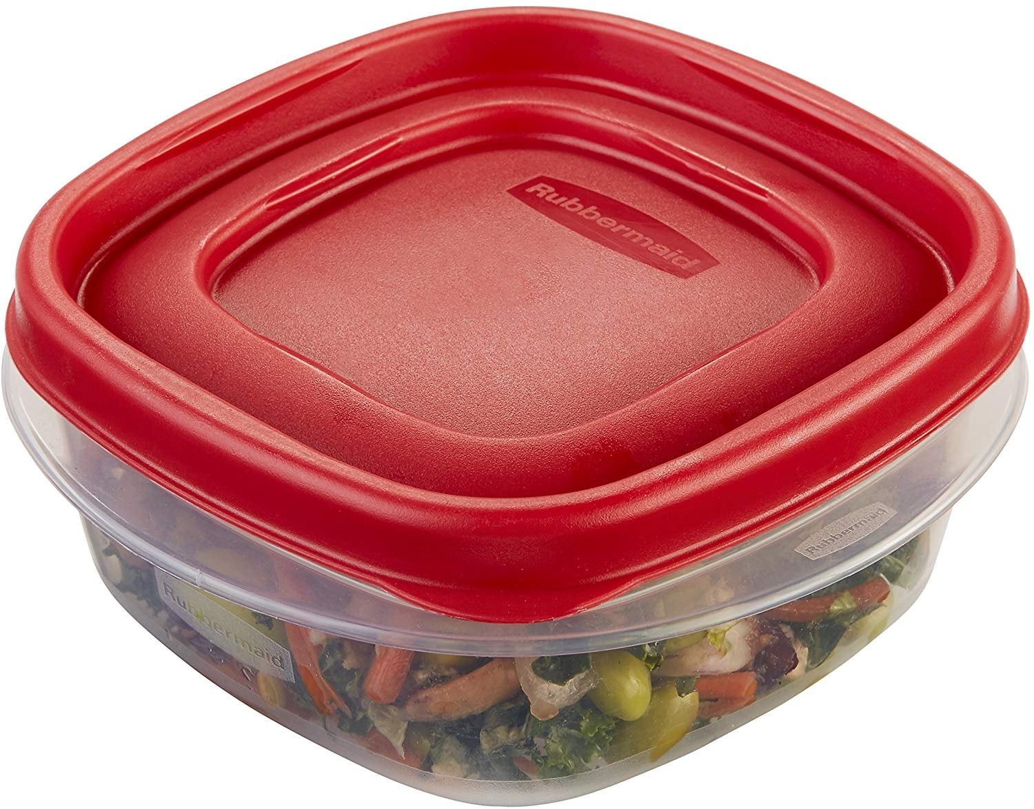 Rubbermaid Specialty Plastic Egg Keeper Food Storage Container , Red