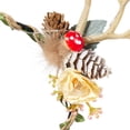 thumbnail image 3 of Aunavey Christmas Deer Flower Hair Hoop with LED Light Up, 3 of 8