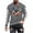 Gray, variant on Raeneomay Long Sleeve Shirts for Men Fashion Men's Printed Round Neck Casual T-Shirt Long Sleeve Top Shirt