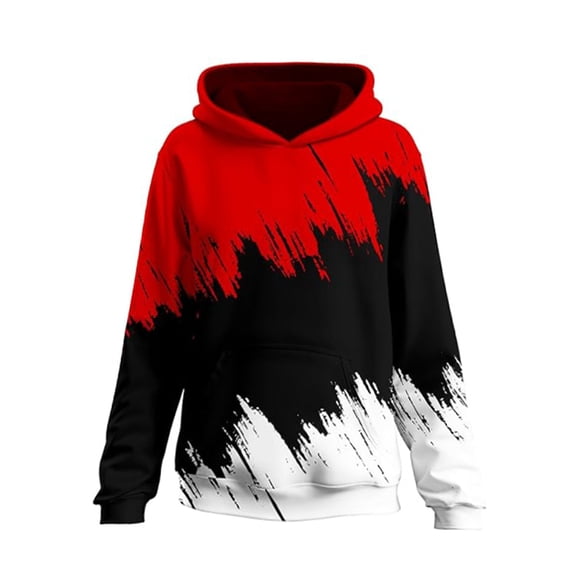 Men's Graphic Print Hoodie Sweatshirt Long Sleeve Crewneck Warm Casual Pullover for Winter Holiday