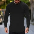 thumbnail image 2 of Men's Casual Fitness T-Shirt Breathable Soft Comfortable Round Neck Long Sleeve Tee for Sports Outdoor Active Wear Mens Basic Tee Shirts Summer Vintage T Shirts, 2 of 6