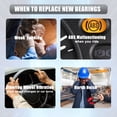 thumbnail image 7 of Unique Bargains 1 Pcs Rear Left Right Wheel Bearing Fit for BMW 128i 2008-2013 Silver Tone, 7 of 7