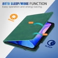 thumbnail image 3 of GSFY Case for 2024 iPad Air 11 Inch 6th Gen (M2), Smart Premium PU Leather Stand Protective Shell Auto Sleep Wake for iPad Air 11 6th/ iPad Air 10.9 4th & 5th/ iPad Pro 11 (2018-2022), QC Green, 3 of 7