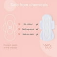 thumbnail image 3 of Nua Ultra-Safe Sanitary Pads For Women | 30 Ultra Thin Pads | Heavy Flow-XL+ | Safe on Skin | Toxic-Free & Rash-Free | Unscented | 50% Wider Back| Leakproof | Made Safe, 3 of 4