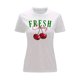 thumbnail image 1 of Playera Blusa De Cerezas Fresh Cherry Ropa Para Mujer Ropa Para Dama Color Blanco Talla Mediana Marca Emil SaEs, 1 of 4