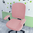 thumbnail image 5 of AUQ Chair Covers Better Protective Effect Office Chair Prevent Chair Fading Add Home Beauty Seat Covers for Chairs,Brown, 5 of 5