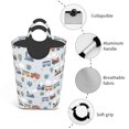 thumbnail image 3 of Salouo Trains And Cactuse for Dirty Clothes Hamper,Extra Large Hamper Basket Bin 1-Pack Big Laundry Baskets with Handles Laundry Hampers Fits for Bedroom & Living Room, 3 of 5