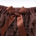 thumbnail image 4 of Splozh Bloomers for Girls Baby Girls Shorts Casual Shorts Toddler Bloomers Baby Boys Girls Linen Shorts Coffee,6-12 Months, 4 of 4