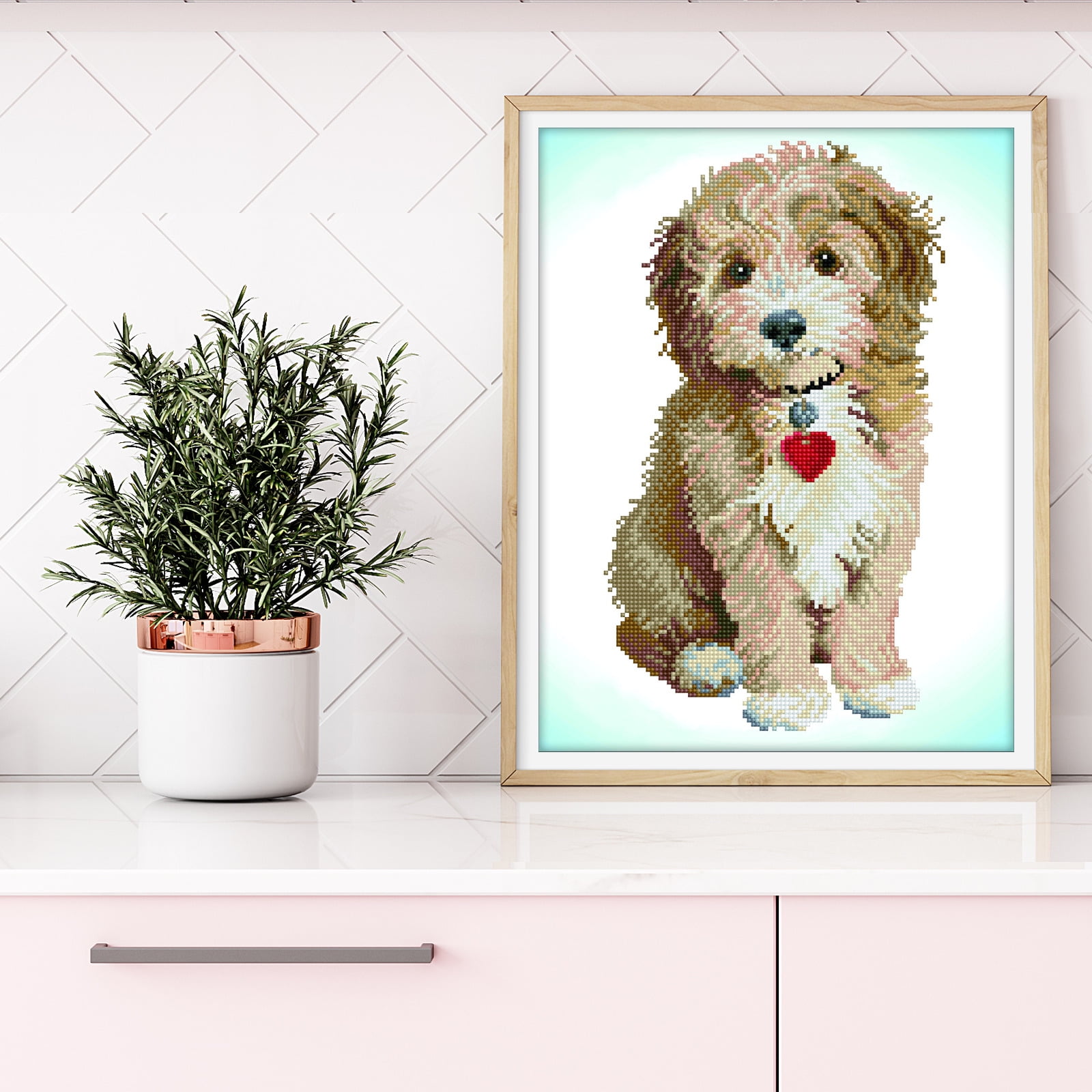 DIAMOND DOTZ® Lovely Boy Diamond Painting Kit - 16" x 13"