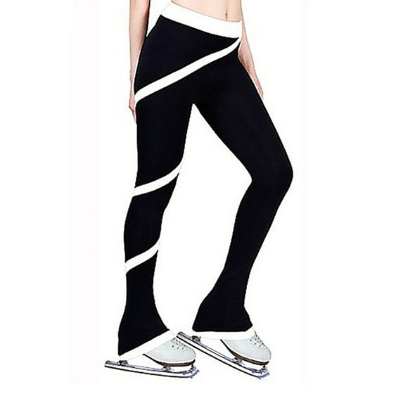 Pantalones Cálidos De Patinaje Sobre Hielo Soidarity Mallas Personalizadas Pantalones De Patinaje De Yoga Uniforme Atlético Blanco/XS