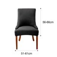 thumbnail image 2 of Checked Jacquard Armchair Cover Easy Installation Fully Protect Chair Cover for Living Room Dining Room, 2 of 4