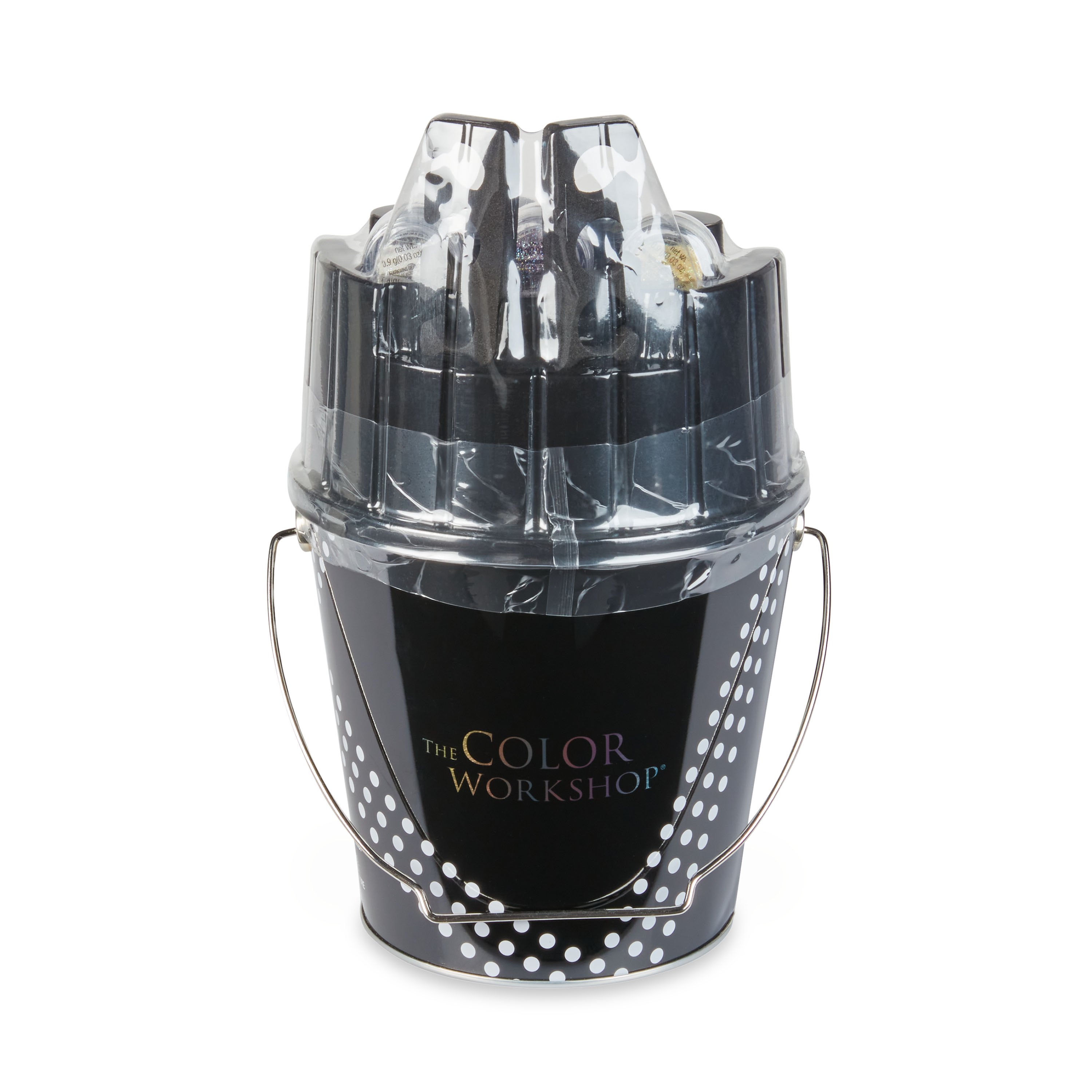 The Color Workshop Holiday Nail Pail Gift Set, 15 Piece Set