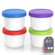 thumbnail image 1 of Recipientes para helado BALCI de 240 ml con tapas de silicona (juego de 4), 1 of 6
