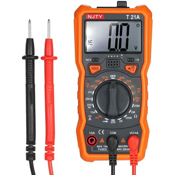 Multimeter Continuous Mini Digital Multimeter 1999 Multifunctional Contactless Multi-Core ...