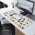 thumbnail image 2 of Long Mouse Pads for Desk,Halloween Witch Hats Pumpkins and Spider Webs Desk Mats on Top Of Desks, Desk Mouse Pad Extra Large with 3mm Non-Slip Base and Stitched Edge for Gaming,Work,Home 31.5x11.8in, 2 of 4