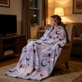 thumbnail image 6 of Nkmbld Halloween Fleece Throw Blanket, Cozy Microfiber Holiday Blanket for Chair Sofa Bed Camping, Fuzzy Fluffy Soft Nap Blanket Gifts for Women, 6 of 9