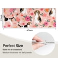 thumbnail image 5 of Pink Beagle and Flower Kitchen Rug Mat,Kitchen Runner Rugs Non Skid Washable,Decorative Kitchen Floor Mats for Kitchen,Sink,Laundry,17"X47", 5 of 5