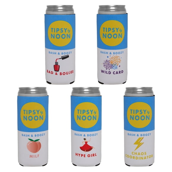 Set de enfriador de bebidas Funky Junque Bash & Boozy de 12 onzas, 5 unidades