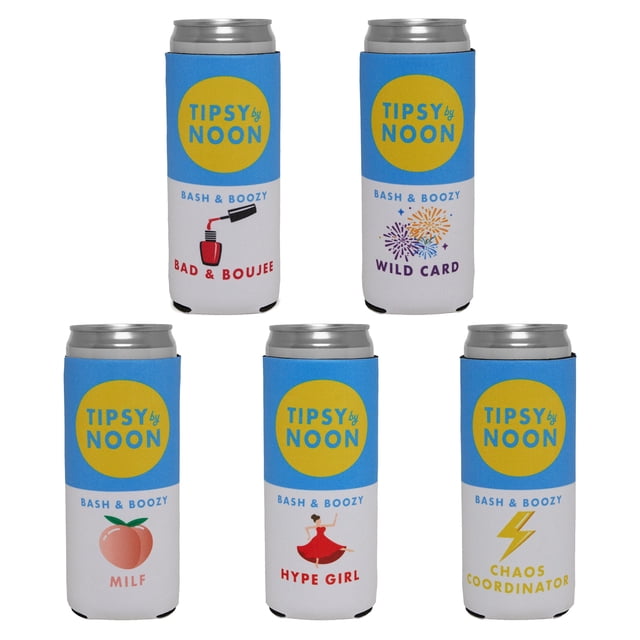 Set de enfriador de bebidas Funky Junque Bash & Boozy de 12 onzas, 5 unidades