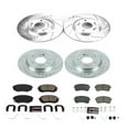 thumbnail image 3 of PowerStop Front and Rear Z23 Evolution Sport Carbon-Fiber Ceramic Brake Pad and Drilled & Slotted Rotor Kit Fits: HYUNDAI KIA Select Models K8286, 3 of 10