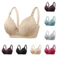 thumbnail image 2 of Fengactive Womens Push Up Bras Underwire Lightly Lined All Over Lace Sexy Bra Comfortable Full Coverage Bralette, 2 of 6